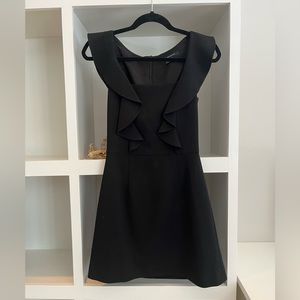French Connection - Whisper A Line Mini Dress - Black US 0